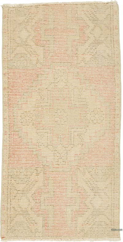 Alfombra Vintage Turca Anudada a Mano - 45 cm x 90 cm