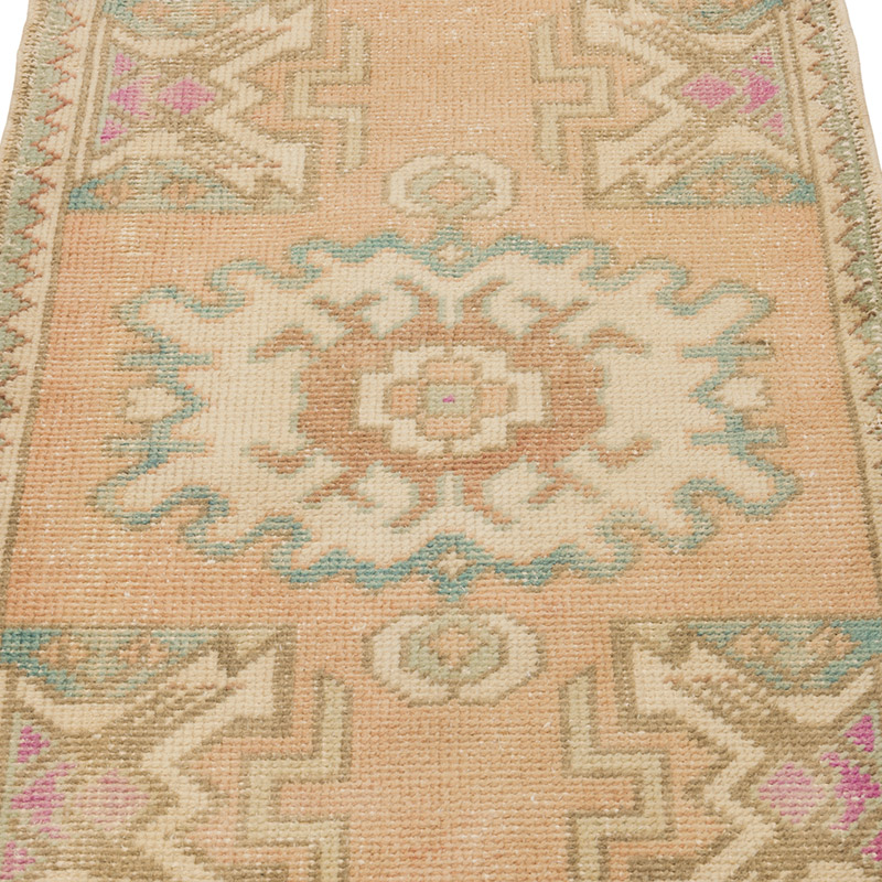 Vintage Turkish Hand-Knotted Rug - 1' 9" x 2' 11" (21" x 35") - K0086061
