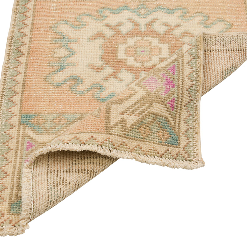 Vintage Turkish Hand-Knotted Rug - 1' 9" x 2' 11" (21" x 35") - K0086061