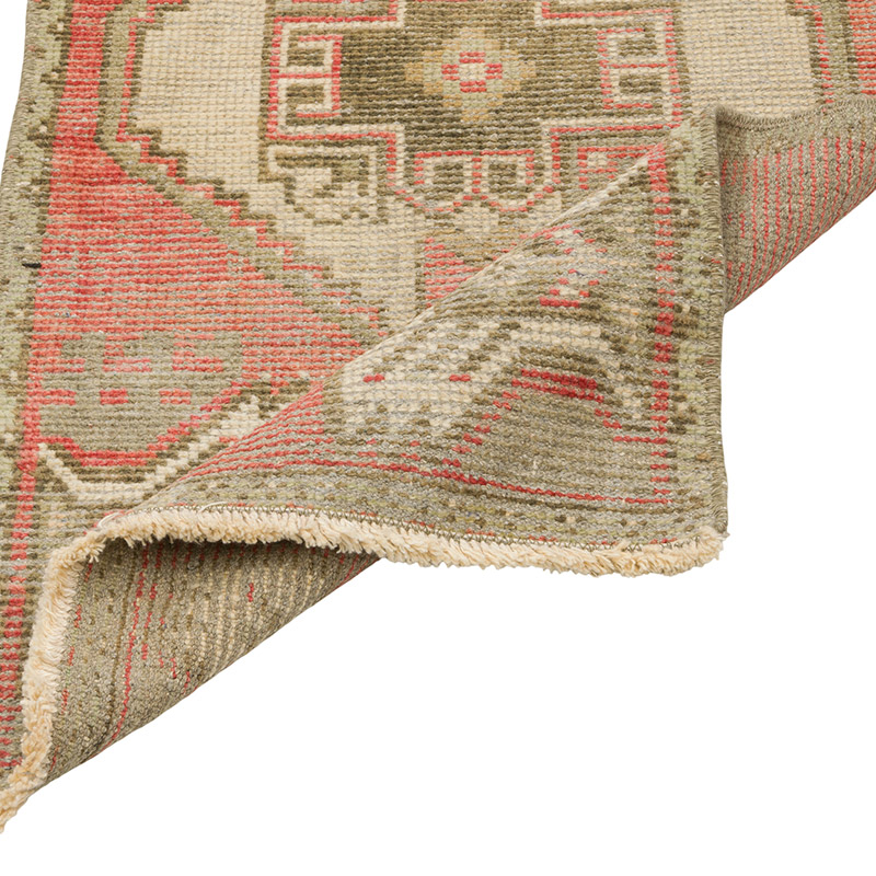 El Dokuma Vintage Halı - 47 cm x 95 cm - K0086063