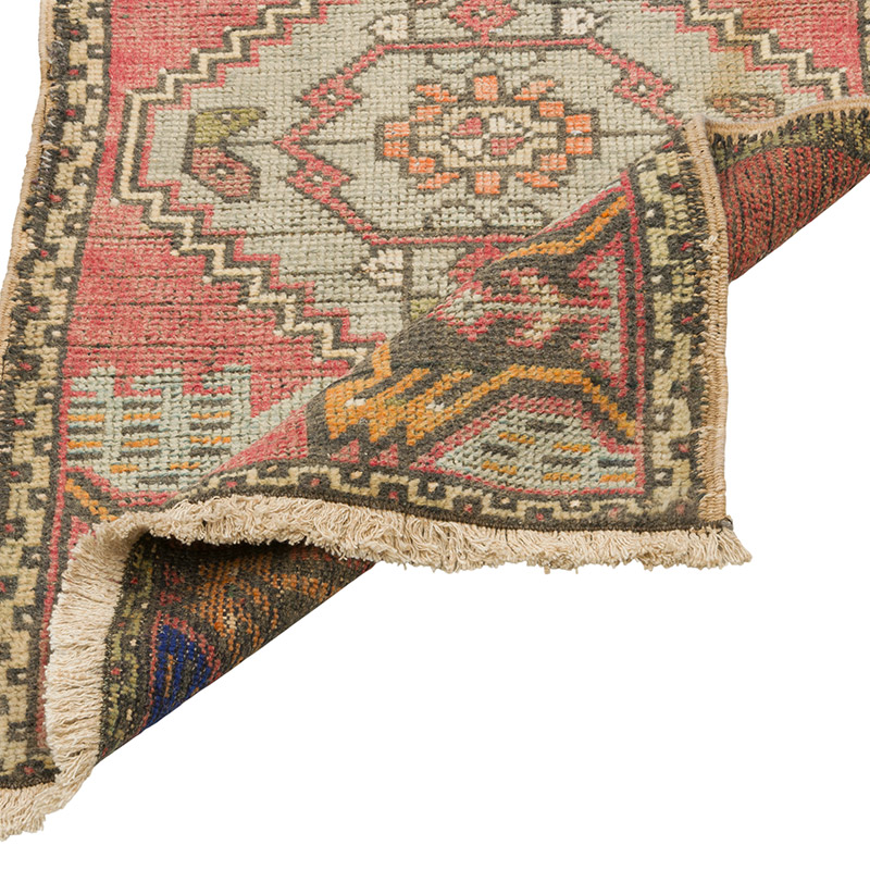 Vintage Turkish Hand-Knotted Rug - 1' 8" x 3' 1" (20" x 37") - K0086065