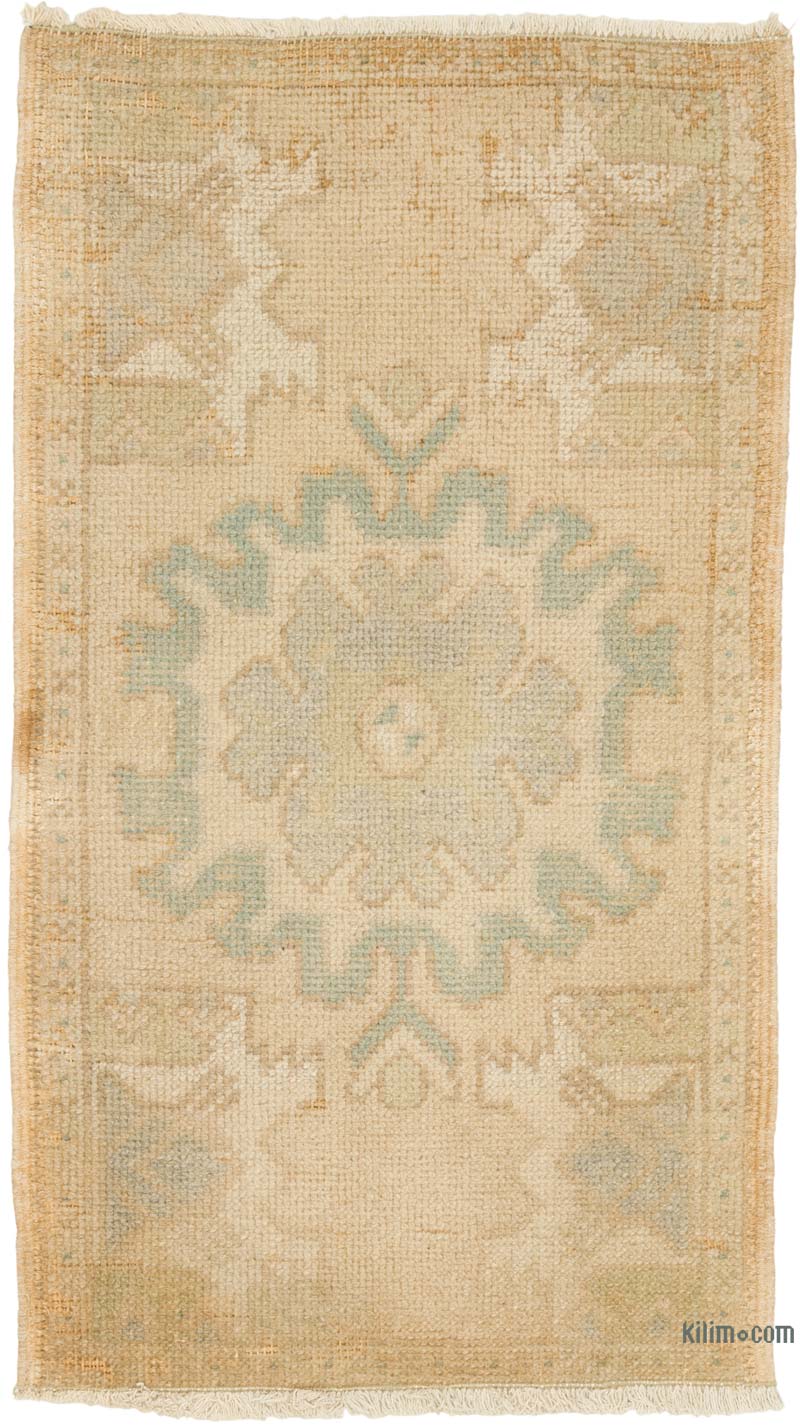 Alfombra Vintage Turca Anudada a Mano - 48 cm x 85 cm - K0086069