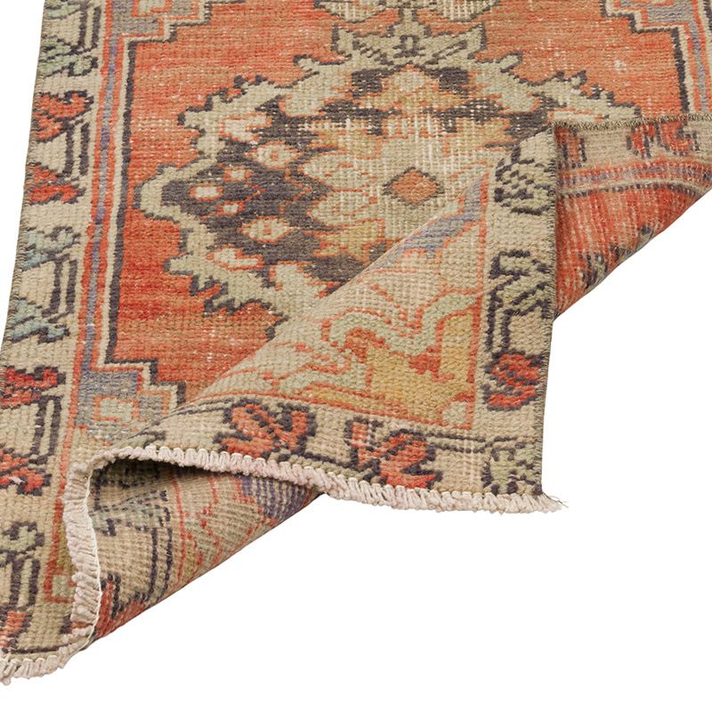 Alfombra Vintage Turca Anudada a Mano - 45 cm x 76 cm - K0086074