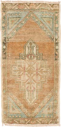 El Dokuma Vintage Halı - 42 cm x 84 cm