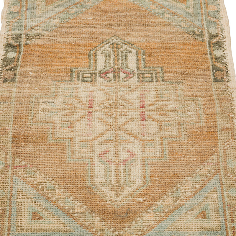 El Dokuma Vintage Halı - 42 cm x 84 cm - K0086080