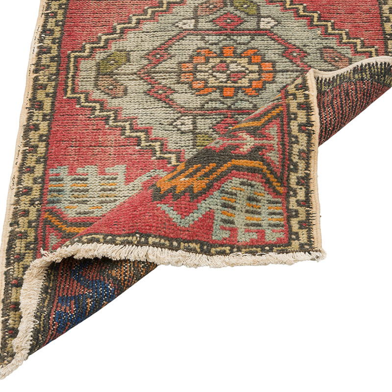 Vintage Turkish Hand-Knotted Rug - 1' 9" x 3' 1" (21" x 37") - K0086085