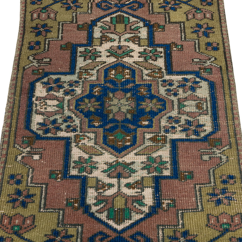 Vintage Turkish Hand-Knotted Rug - 1' 6" x 2' 11" (18" x 35") - K0086086