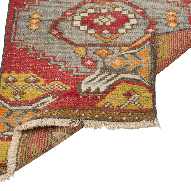 Vintage Turkish Hand-Knotted Rug - 1' 6" x 2' 11" (18" x 35") - K0086088