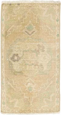 El Dokuma Vintage Halı - 40 cm x 75 cm