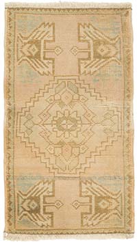 El Dokuma Vintage Halı - 48 cm x 83 cm
