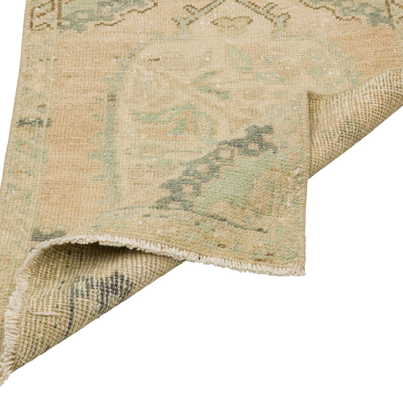 El Dokuma Vintage Halı - 48 cm x 76 cm - K0086094