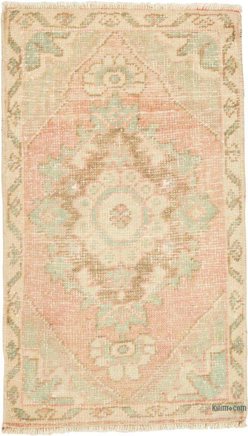 Alfombra Vintage Turca Anudada a Mano - 50 cm x 85 cm - K0086098