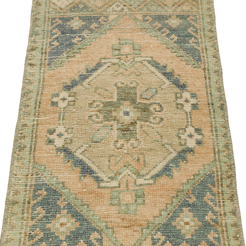 El Dokuma Vintage Halı - 43 cm x 85 cm - K0086354