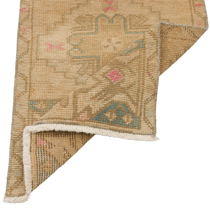 Alfombra Vintage Turca Anudada a Mano - 47 cm x 84 cm - K0086363