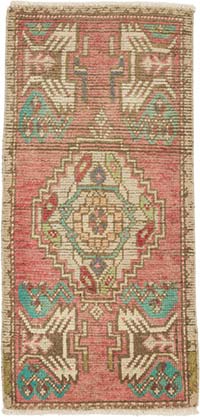 El Dokuma Vintage Halı - 45 cm x 94 cm