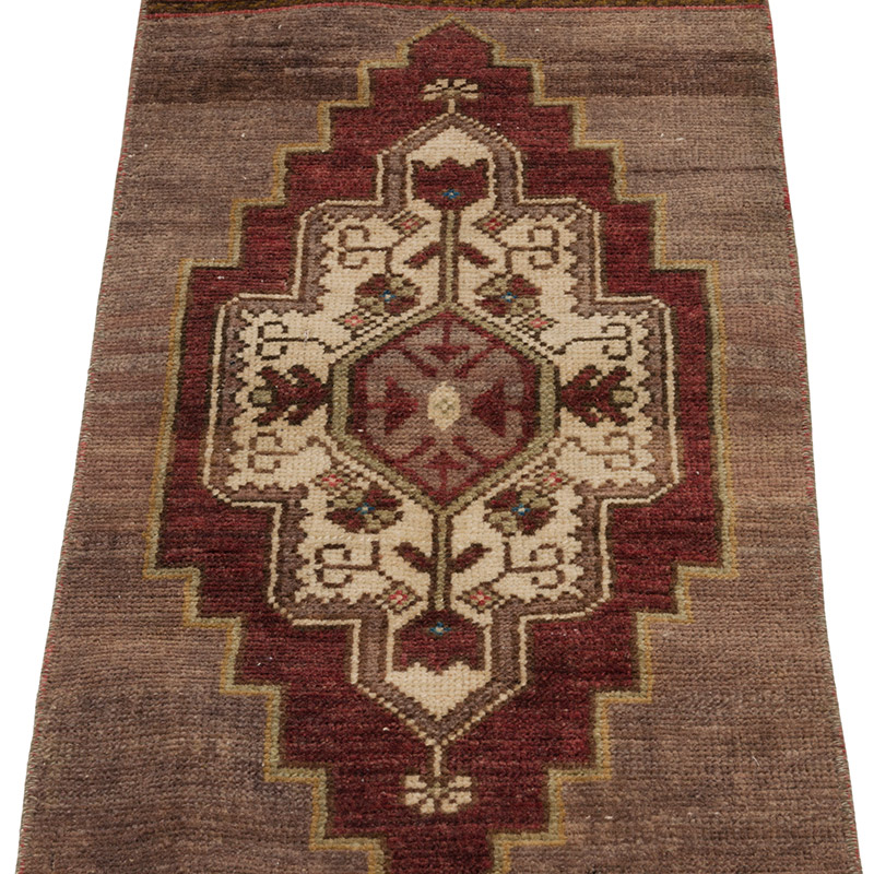 El Dokuma Vintage Halı - 39 cm x 108 cm - K0086368