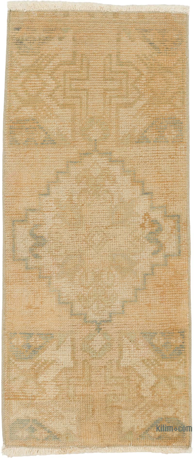 El Dokuma Vintage Halı - 41 cm x 94 cm - K0086372