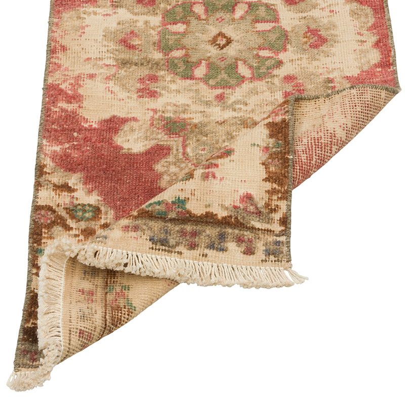 El Dokuma Vintage Halı - 41 cm x 104 cm - K0086374