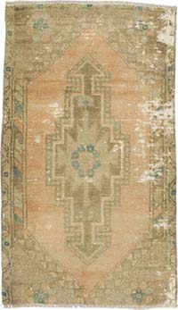 El Dokuma Vintage Halı - 46 cm x 80 cm