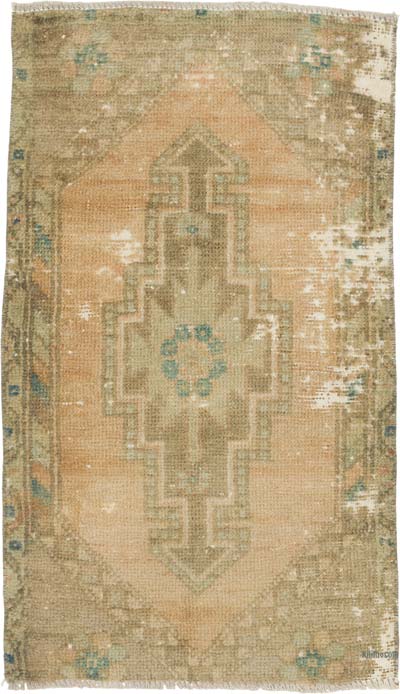 Alfombra Vintage Turca Anudada a Mano - 46 cm x 80 cm