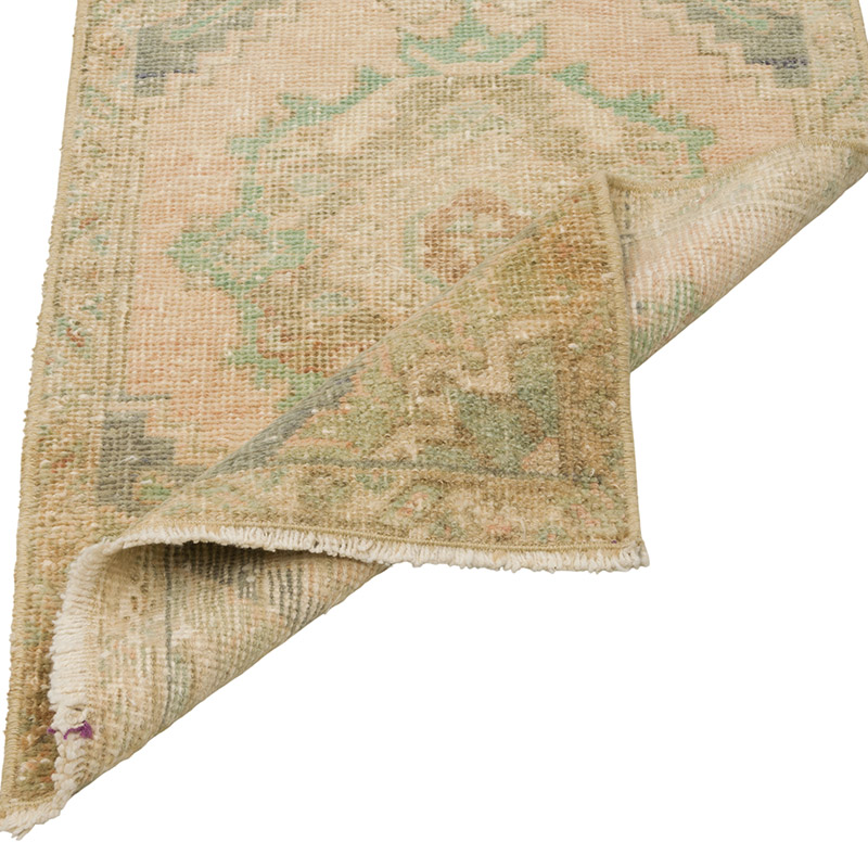 El Dokuma Vintage Halı - 46 cm x 81 cm - K0086378