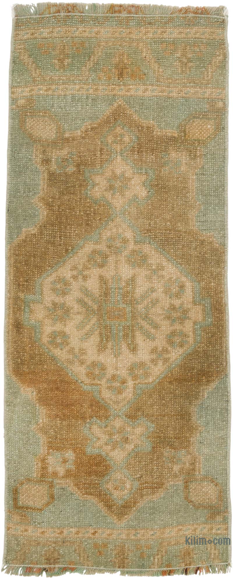 El Dokuma Vintage Halı - 37 cm x 92 cm - K0086382