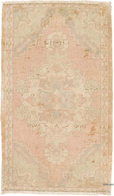 Alfombra Vintage Turca Anudada a Mano - 53 cm x 90 cm