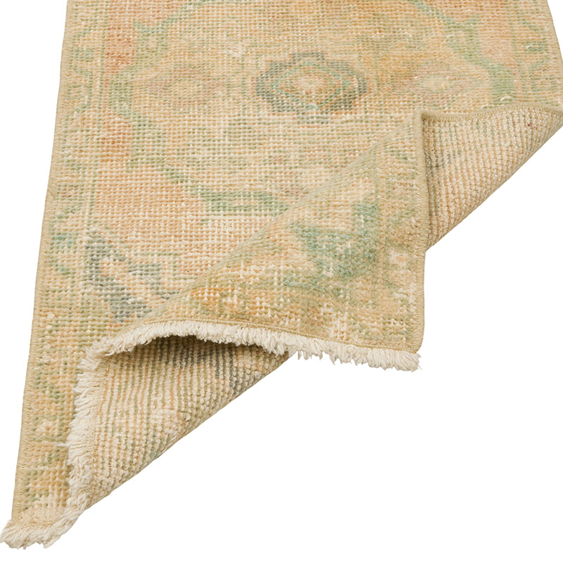 El Dokuma Vintage Halı - 47 cm x 95 cm - K0086391