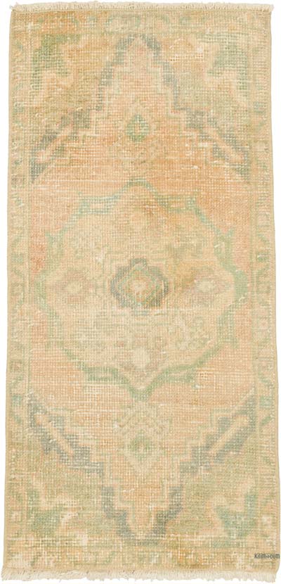 Alfombra Vintage Turca Anudada a Mano - 47 cm x 95 cm