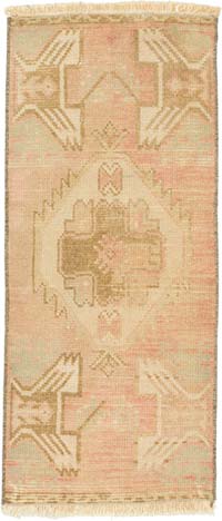 El Dokuma Vintage Halı - 39 cm x 88 cm