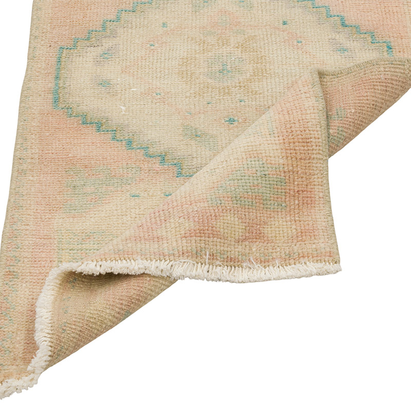 El Dokuma Vintage Halı - 45 cm x 89 cm - K0086407