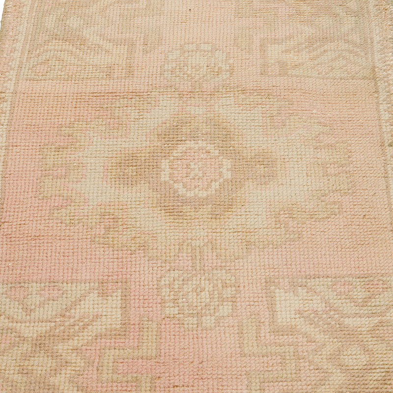 El Dokuma Vintage Halı - 50 cm x 90 cm - K0086409