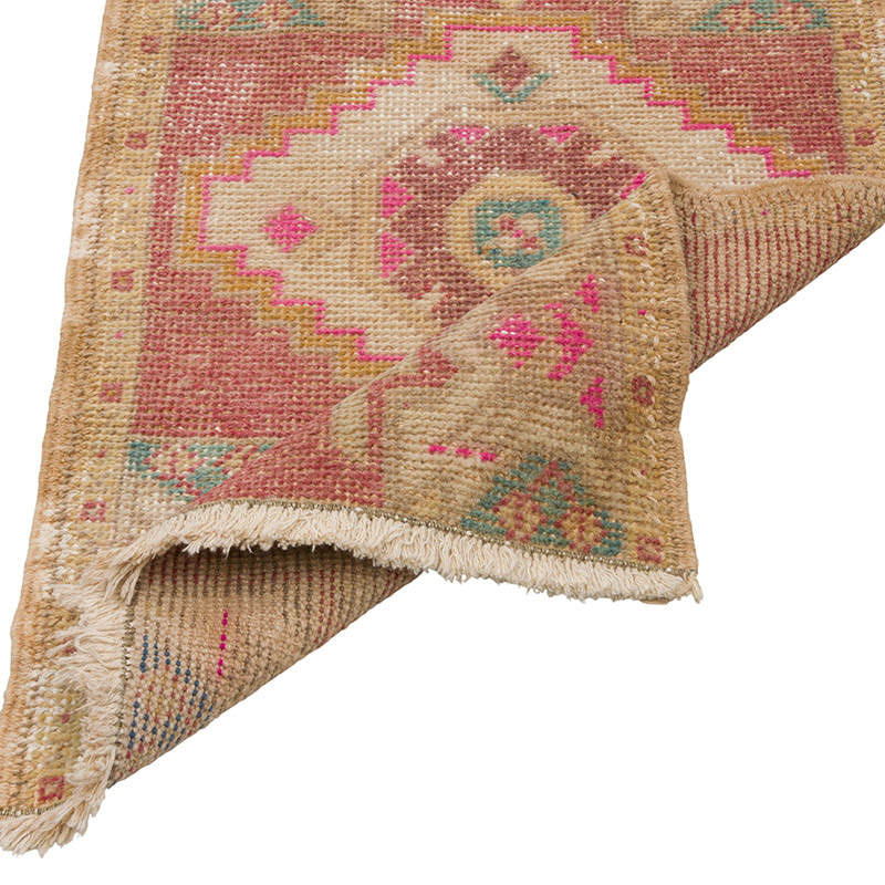 El Dokuma Vintage Halı - 50 cm x 89 cm - K0086411