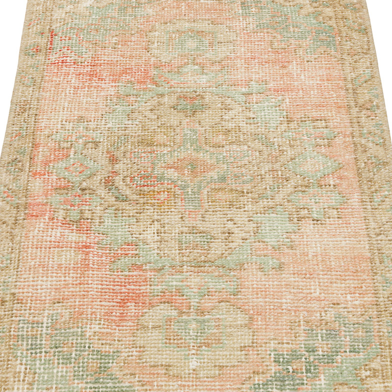 Alfombra Vintage Turca Anudada a Mano - 48 cm x 86 cm - K0086417