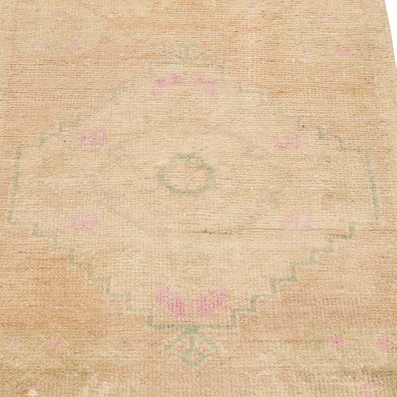 El Dokuma Vintage Halı - 41 cm x 70 cm - K0086424
