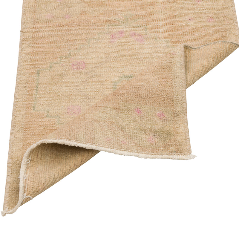 El Dokuma Vintage Halı - 41 cm x 70 cm - K0086424