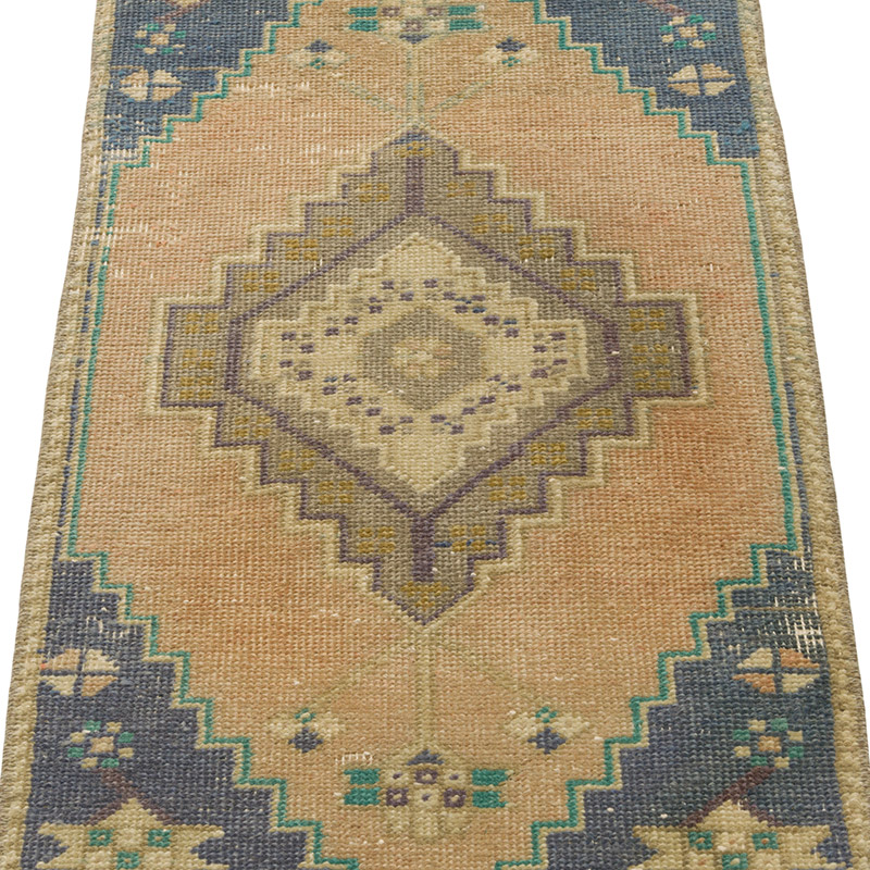 El Dokuma Vintage Halı - 39 cm x 95 cm - K0086427