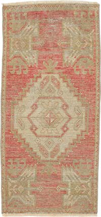 El Dokuma Vintage Halı - 45 cm x 96 cm