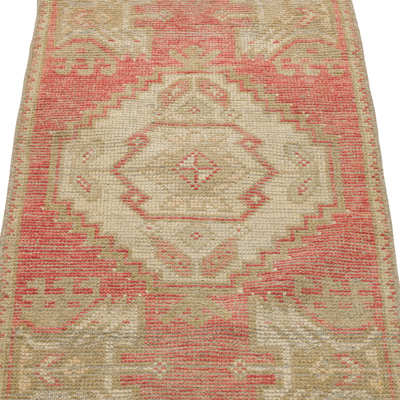 Alfombra Vintage Turca Anudada a Mano - 45 cm x 96 cm - K0086429