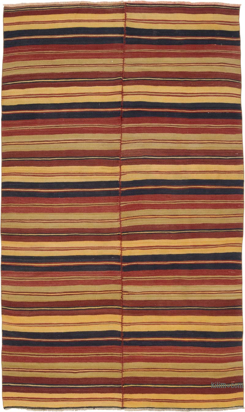Vintage Anatolian Kilim Rug - 6' 2" x 10' 5" (74" x 125") - K0086436