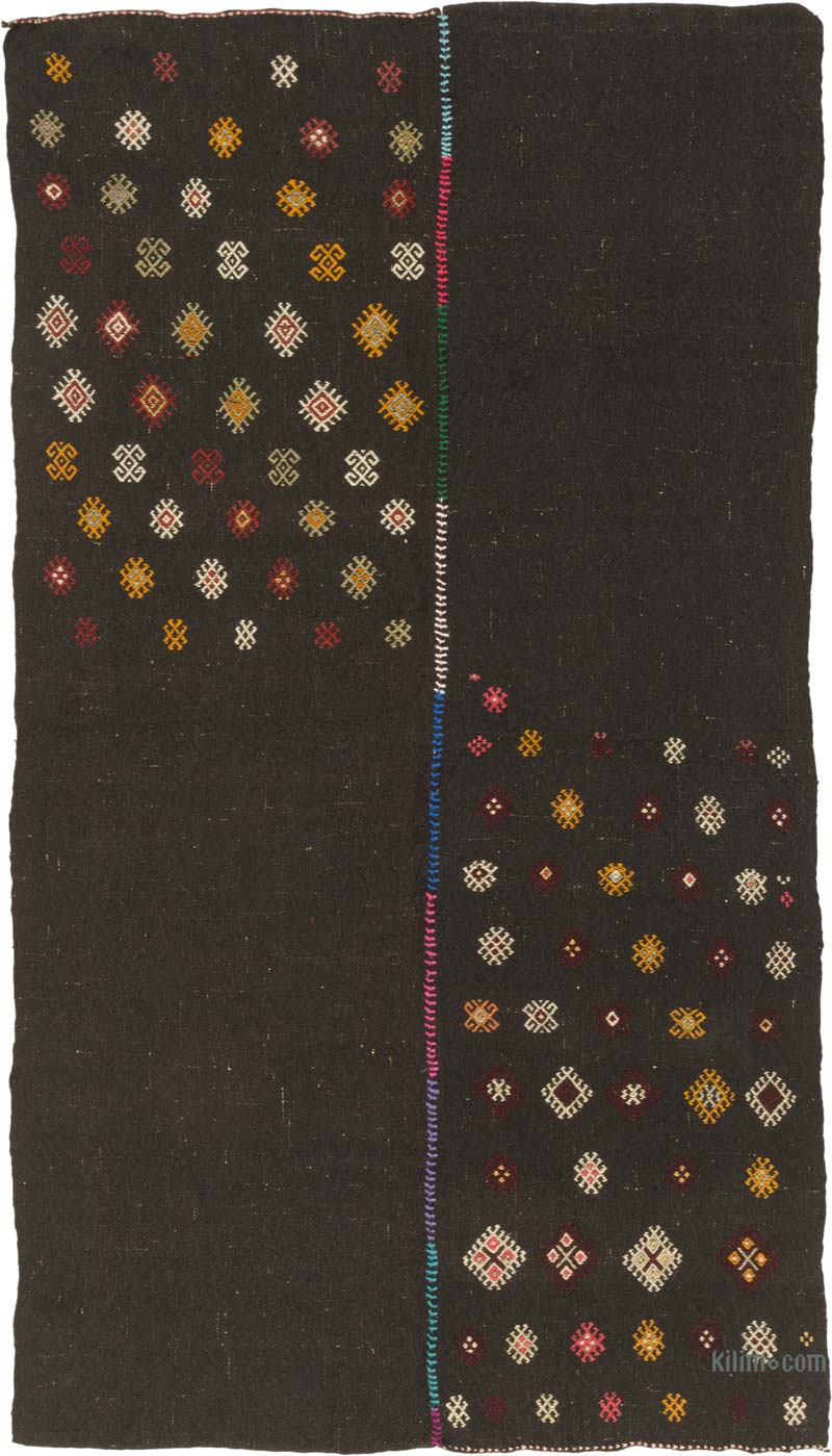 Vintage Anatolian Jijim Rug - 5'  x 8' 8" (60" x 104") - K0086442
