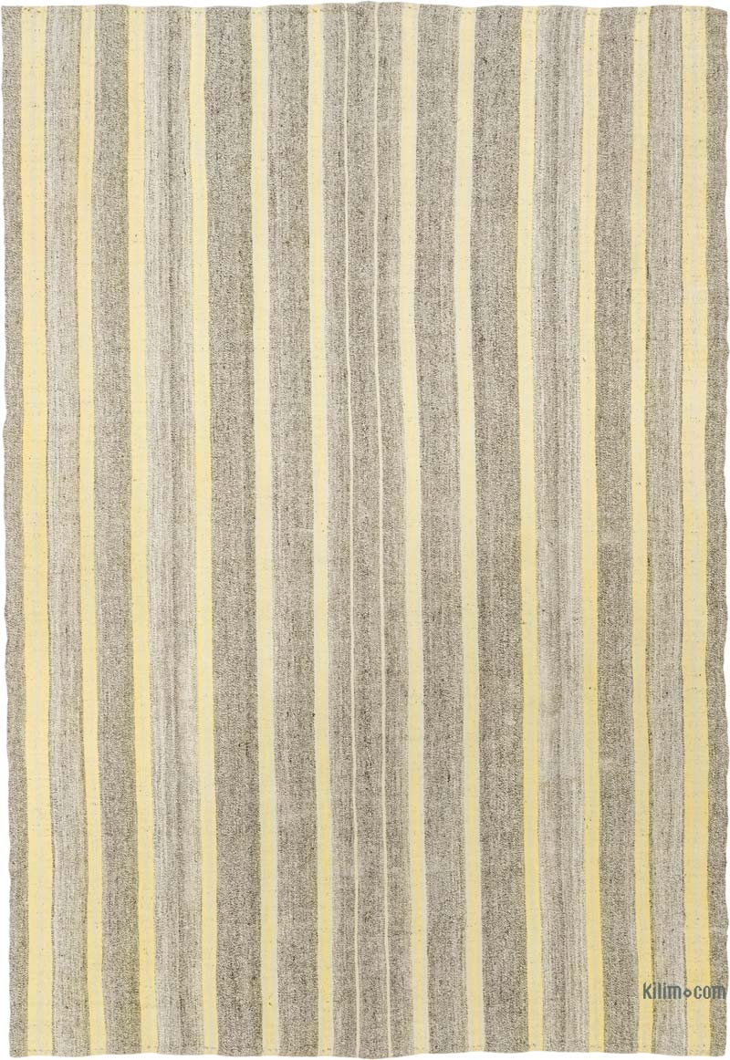 Vintage Anatolian Kilim Rug - 6' 6" x 9' 2" (78" x 110") - K0086443