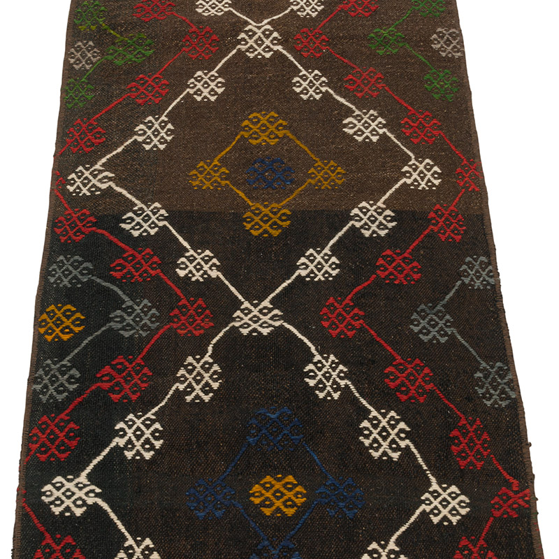 Vintage Anatolian Jijim Runner - 1' 8" x 6' 4" (20" x 76") - K0086445