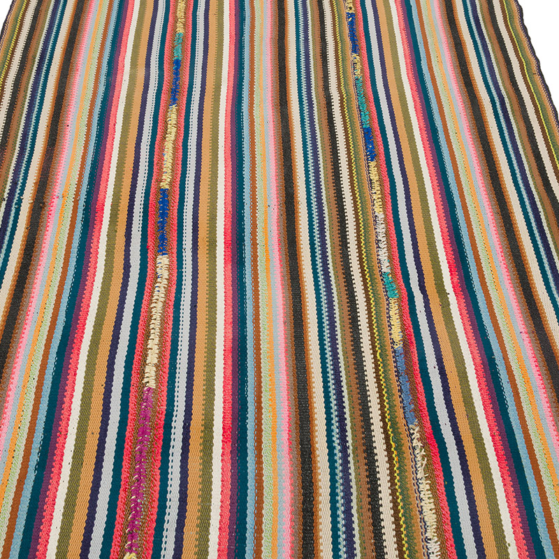 Vintage Anatolian Kilim Rug - 4' 4" x 8' 10" (52" x 106") - K0086448