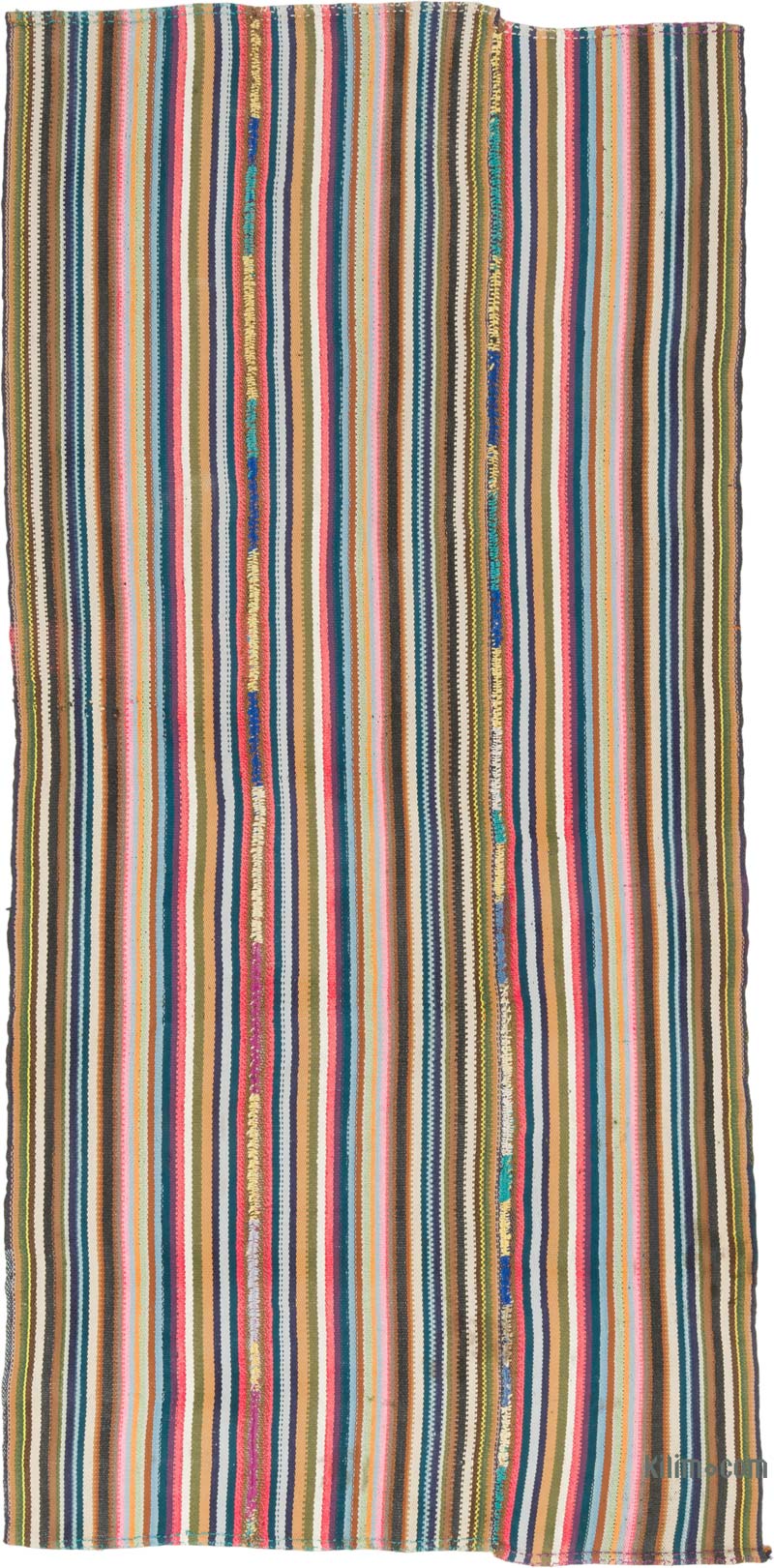 Vintage Anatolian Kilim Rug - 4' 4" x 8' 10" (52" x 106") - K0086448