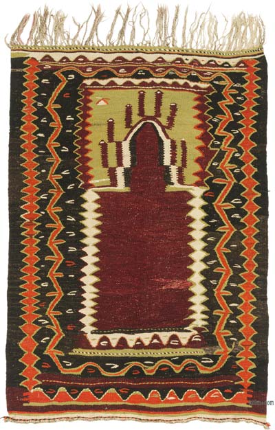 Alfombra Vintage Kilim Turca - 106 cm x 149 cm