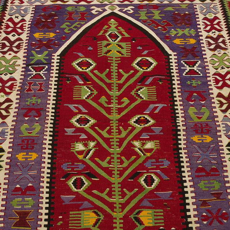 Alfombra Vintage Aydin Kilim - 131 cm x 166 cm - K0086460