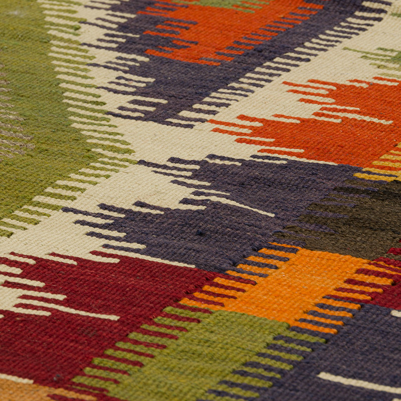 Vintage Konya Obruk Kilim Rug - 4' 11" x 7' 6" (59" x 90") - K0086464