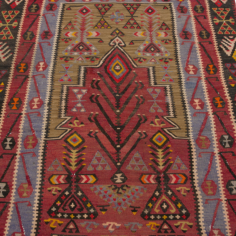 Alfombra Konya Obruk Kilim Vintage - 107 cm x 162 cm - K0086466