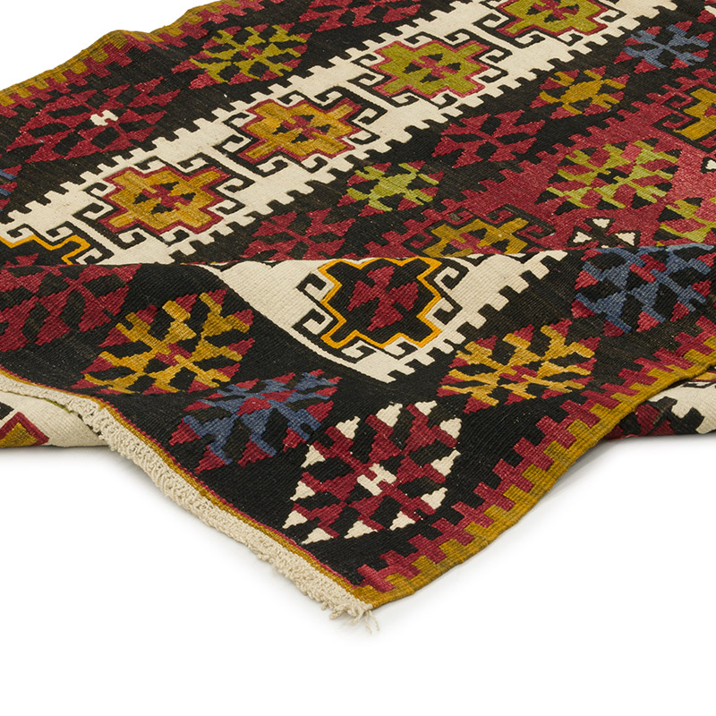 Vintage Turkish Kayseri Kilim Rug - 3' 5" x 6' 7" (41" x 79") - K0086468